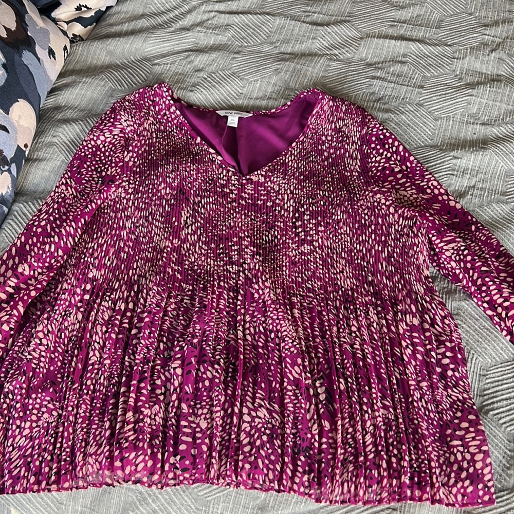 Nine West XXL peplum top
